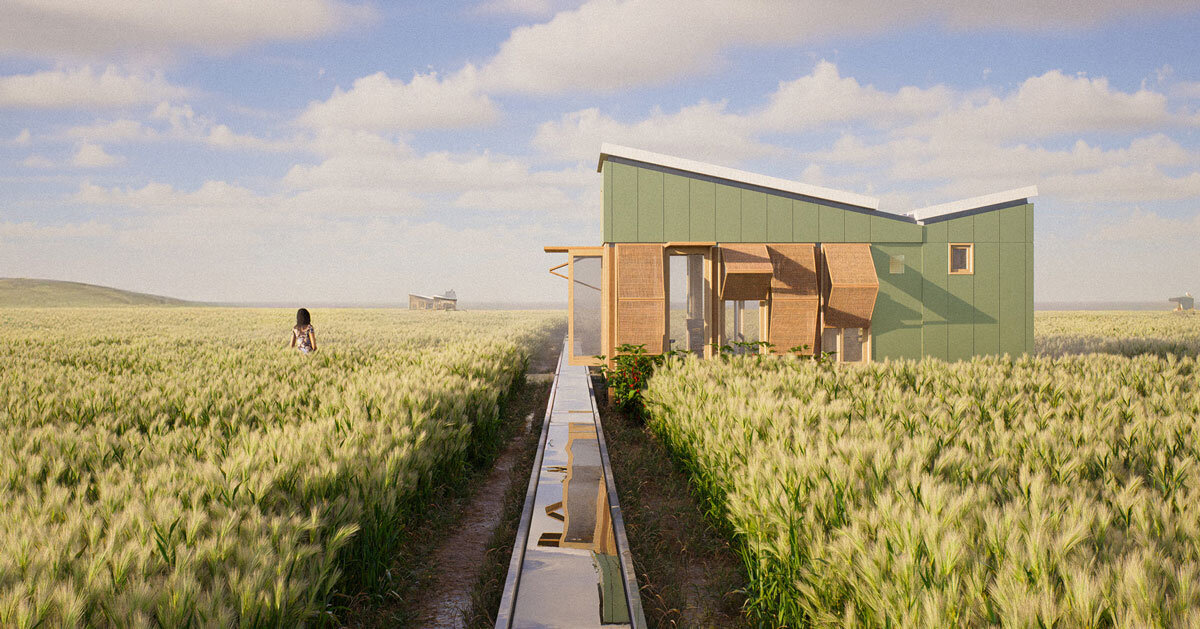 permeable microhome proposal integrates groundwater recycling system in india