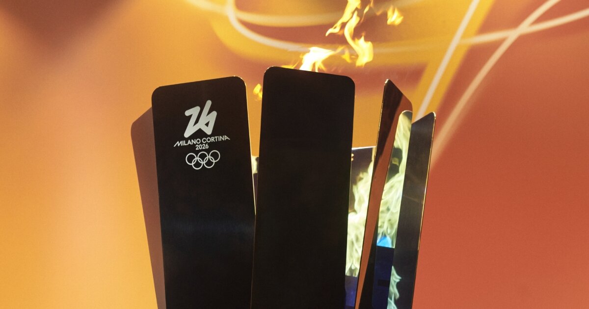 mini cauldron by carlo ratti casts flame into vertical vortex for 2026 milan winter olympics