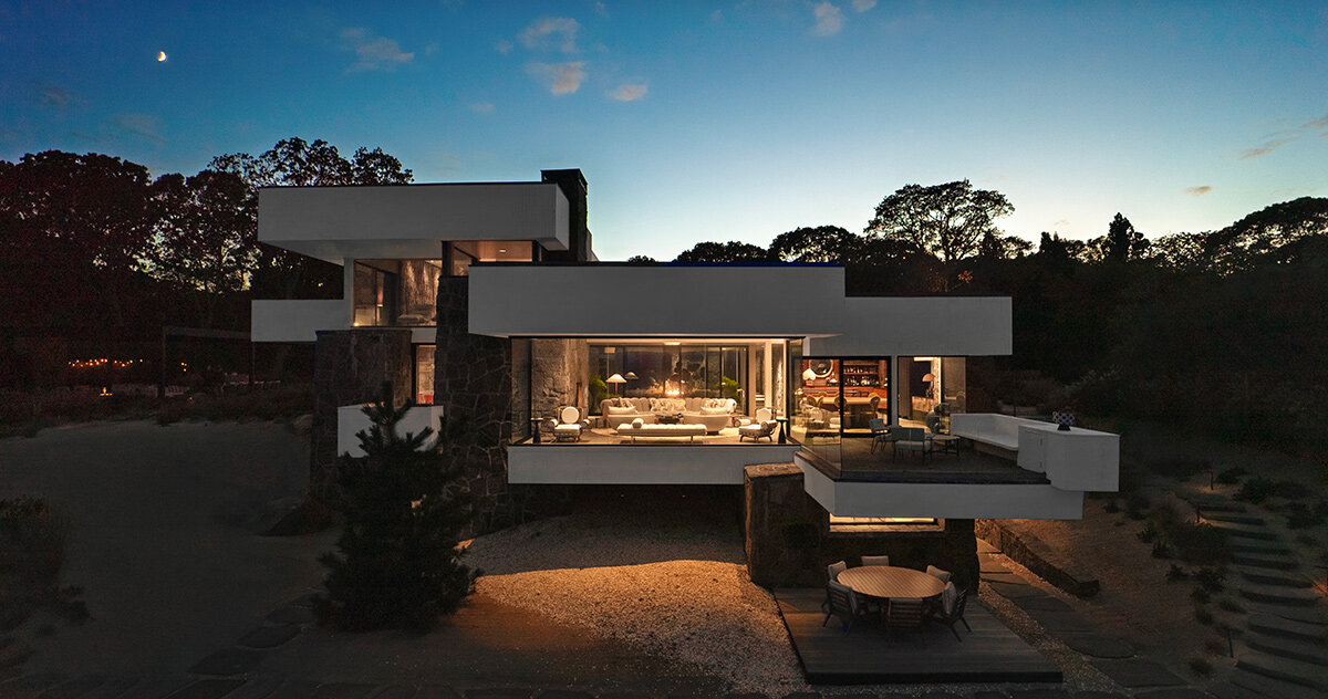 take rare look inside norman jaffe's modernist 'osofsky house' on shelter island, NY