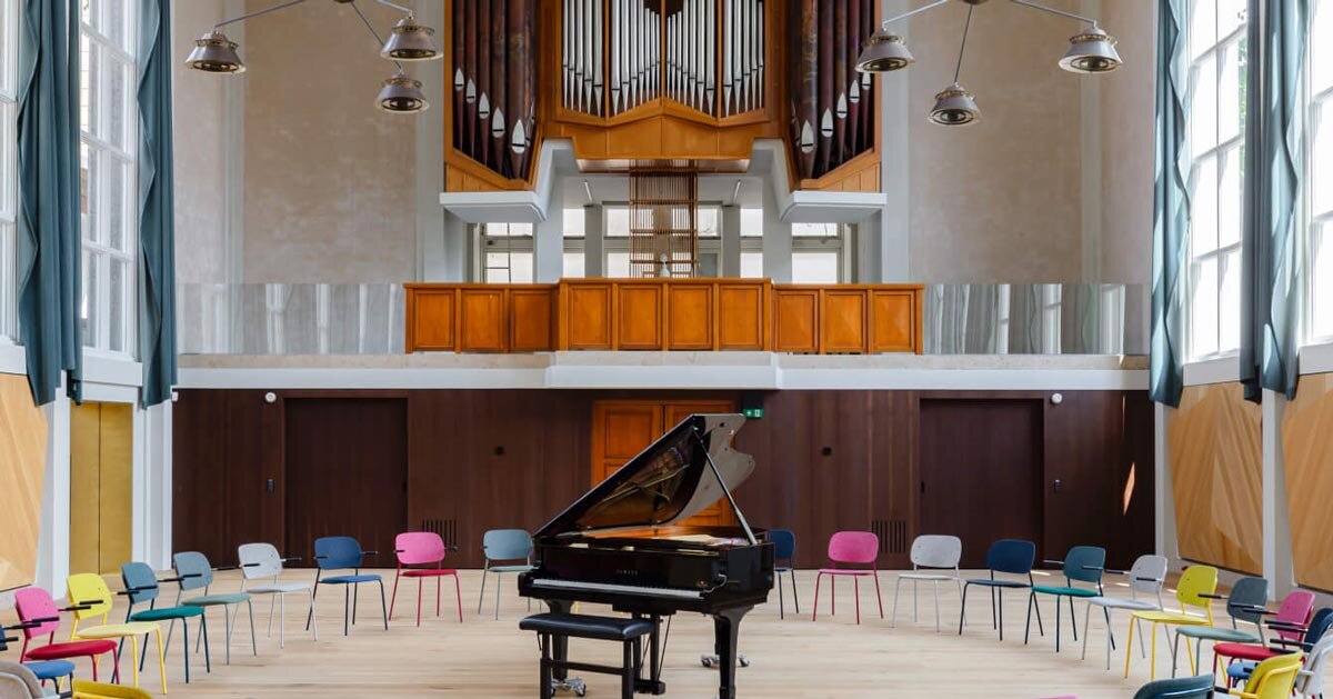 powerhouse company adapts rotterdam’s 1951 post-war church into youth music venue