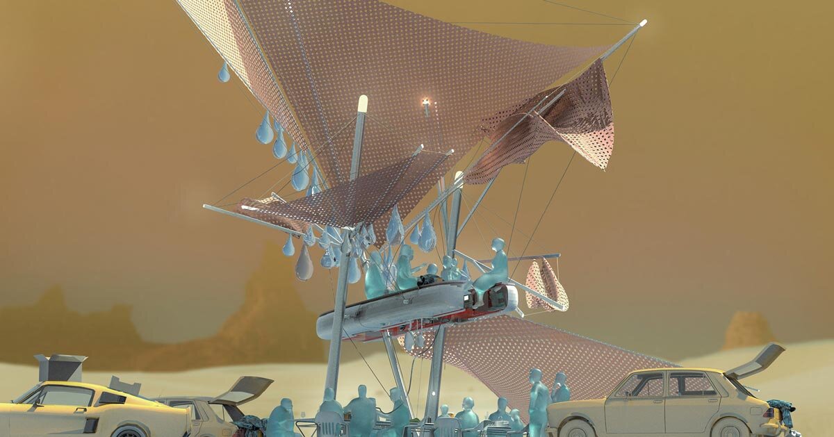 nomad's automobile imagines future of mobility with hybrid habitat-vehicle unit