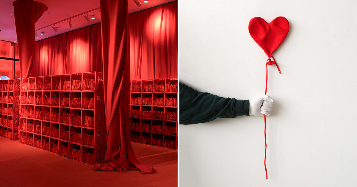 Cj hendry and tony’s chocolonely fill all-red valentine’s popup with mystery boxes in NYC