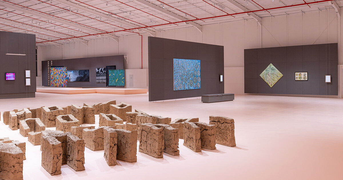 formafantasma shapes curved planes into a continuous passage at diriyah biennale 2026