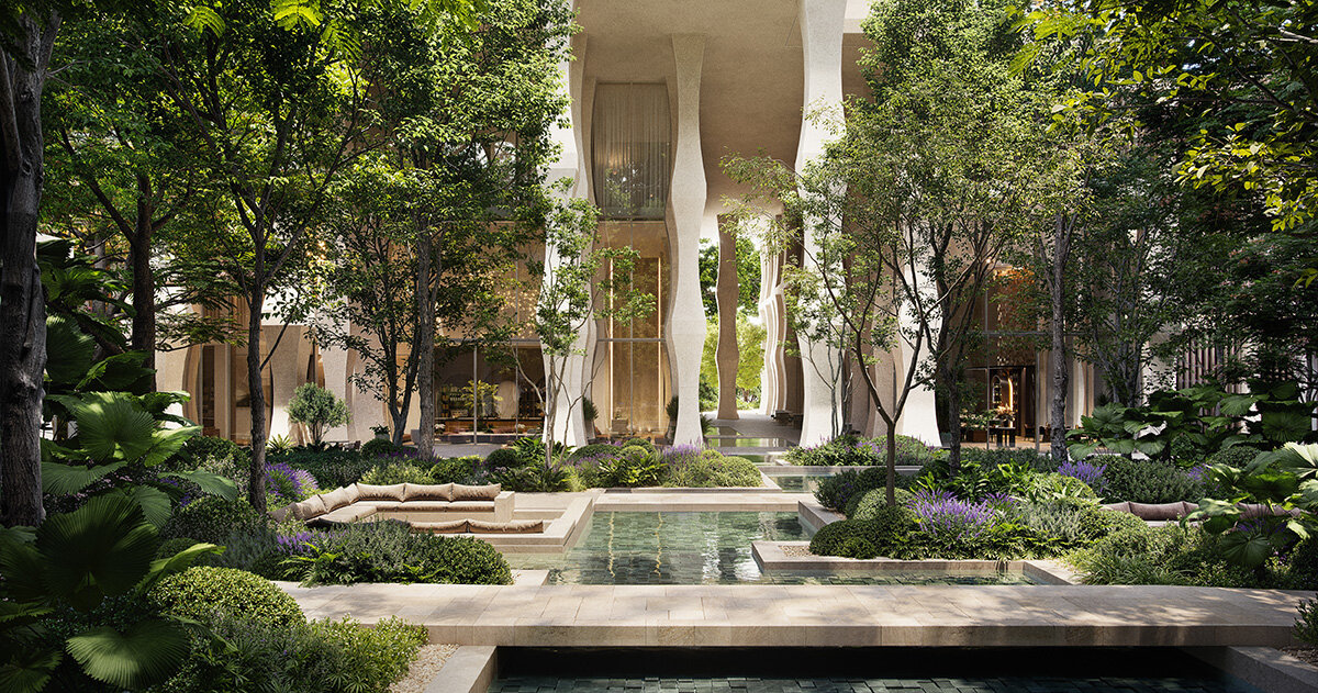 herzog & de meuron arrives in dubai with lush, mixed-use tower for aman group