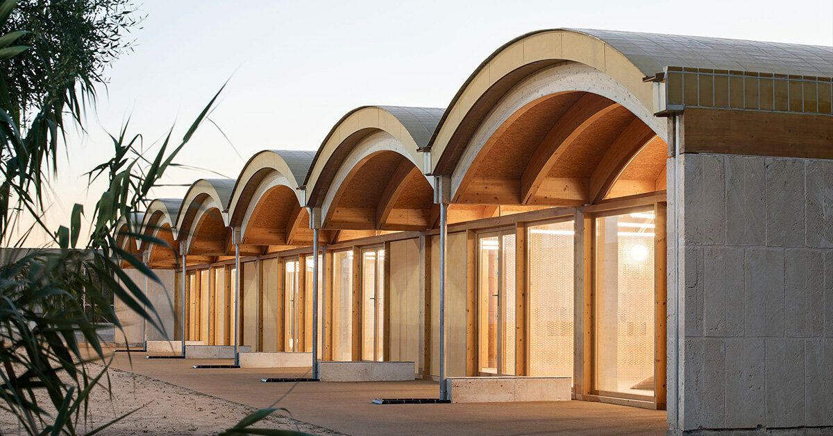 low-rise vaults trace undulating roofline of nursery school in mallorca by BOS arquitectes