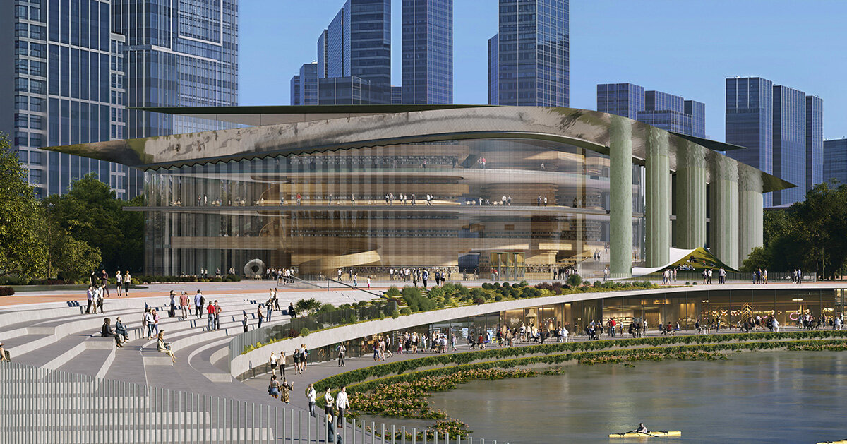 zaha hadid architects to design series of cultural buildings along canal in hangzhou, china