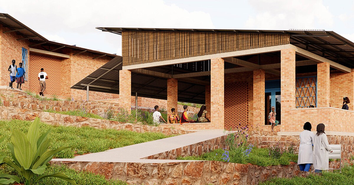 kere architecture shapes clinic across hillside in burundi to expand rural healthcare access