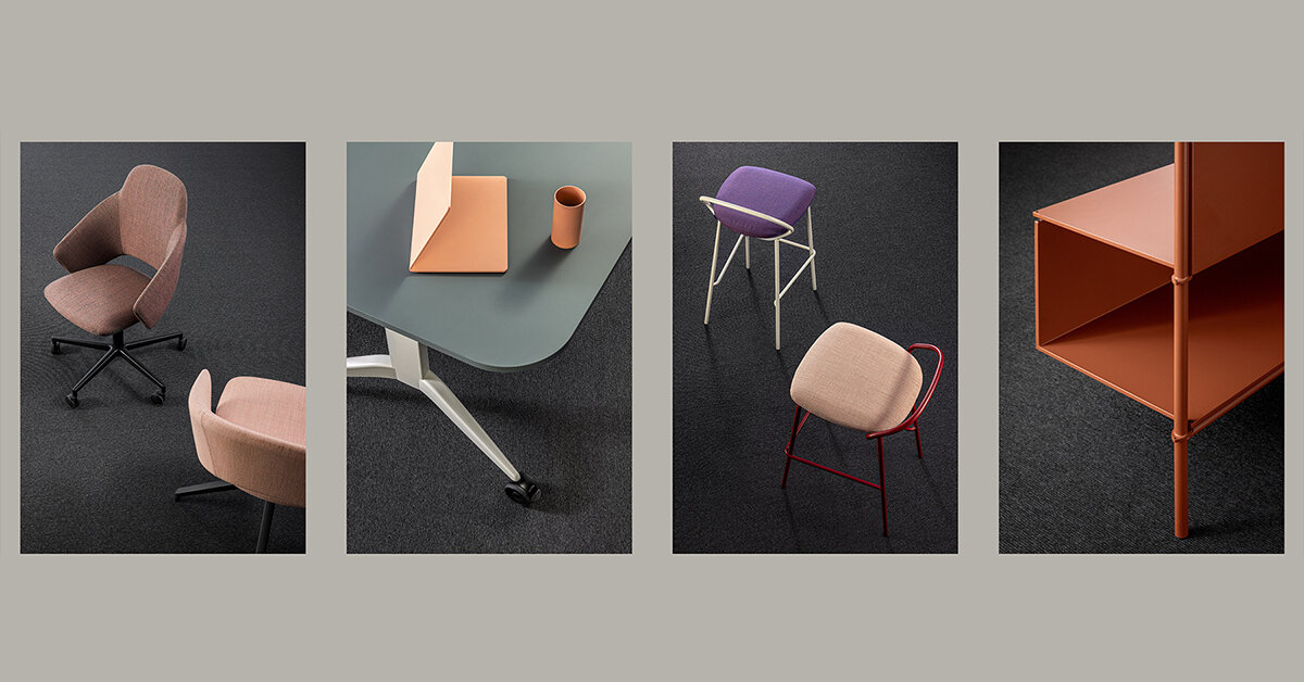 a rich palette of saturated hues meet industrial precision in mara's renewed digital identity