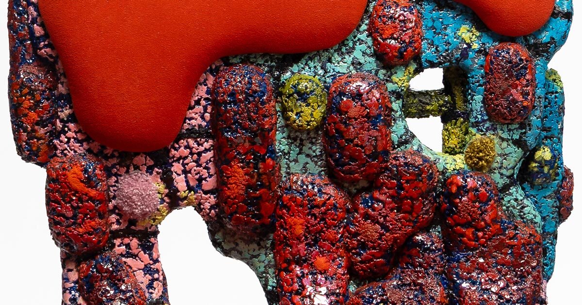 molded carpet series melts discarded fiber remnants into sculptural furniture skins