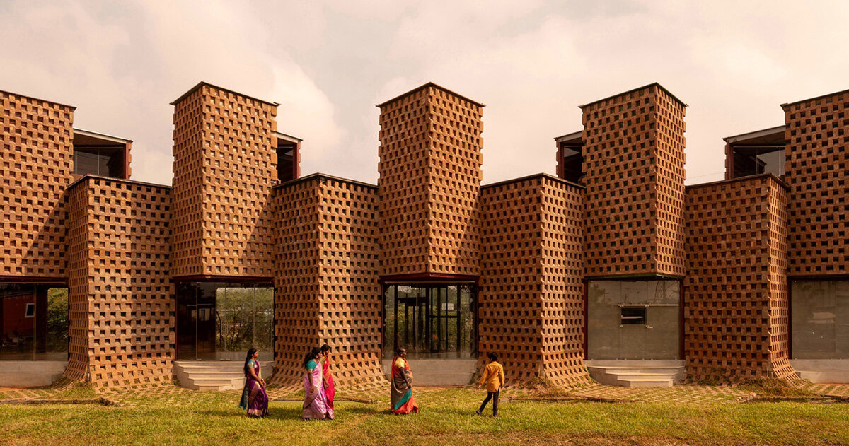 wallmakers rethinks tropical design through reused shipping containers and poured earth