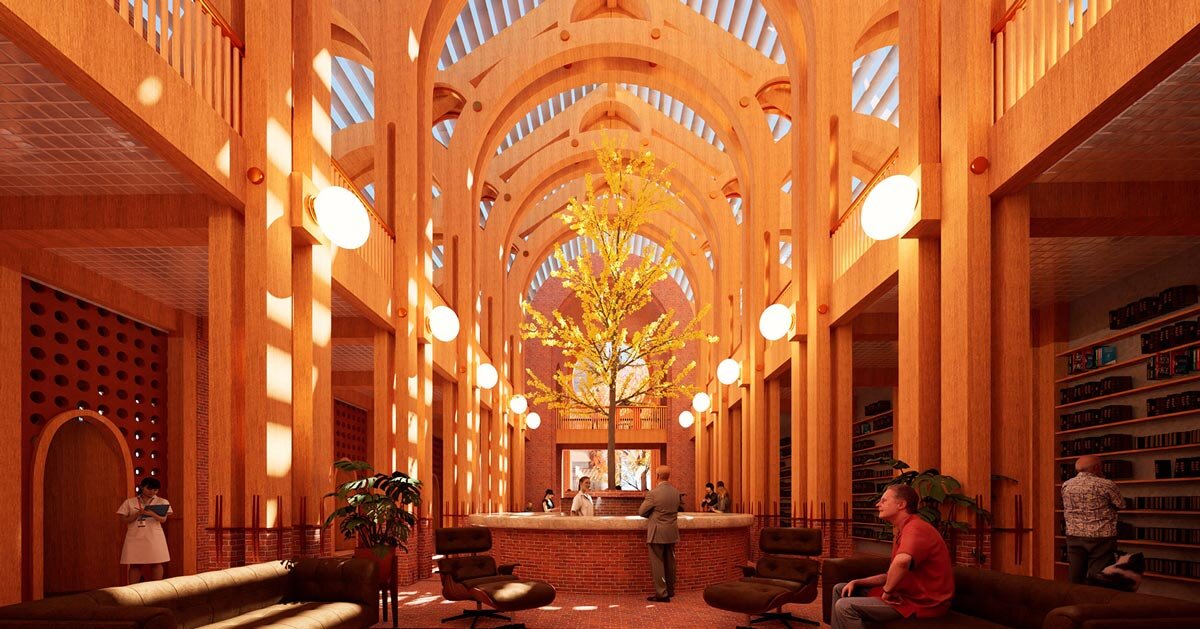 studiolowe’s house of timefulness reuses cambridge church ruin for urban hospice care