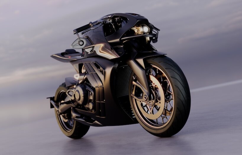 aston martin unveils first AMB 002 motorcycle with brough superior