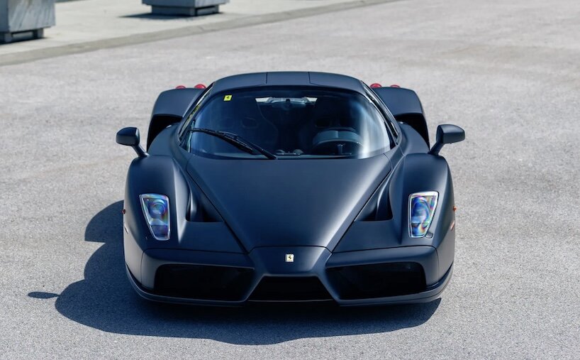 ferrari’s rarest paint finish on its only matte enzo at auction