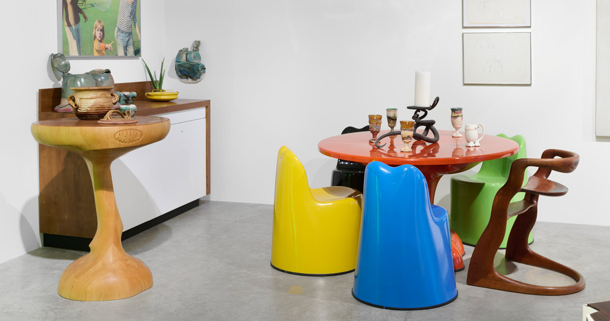 wendell castle’s family home returns through furniture and artifacts at friedman benda