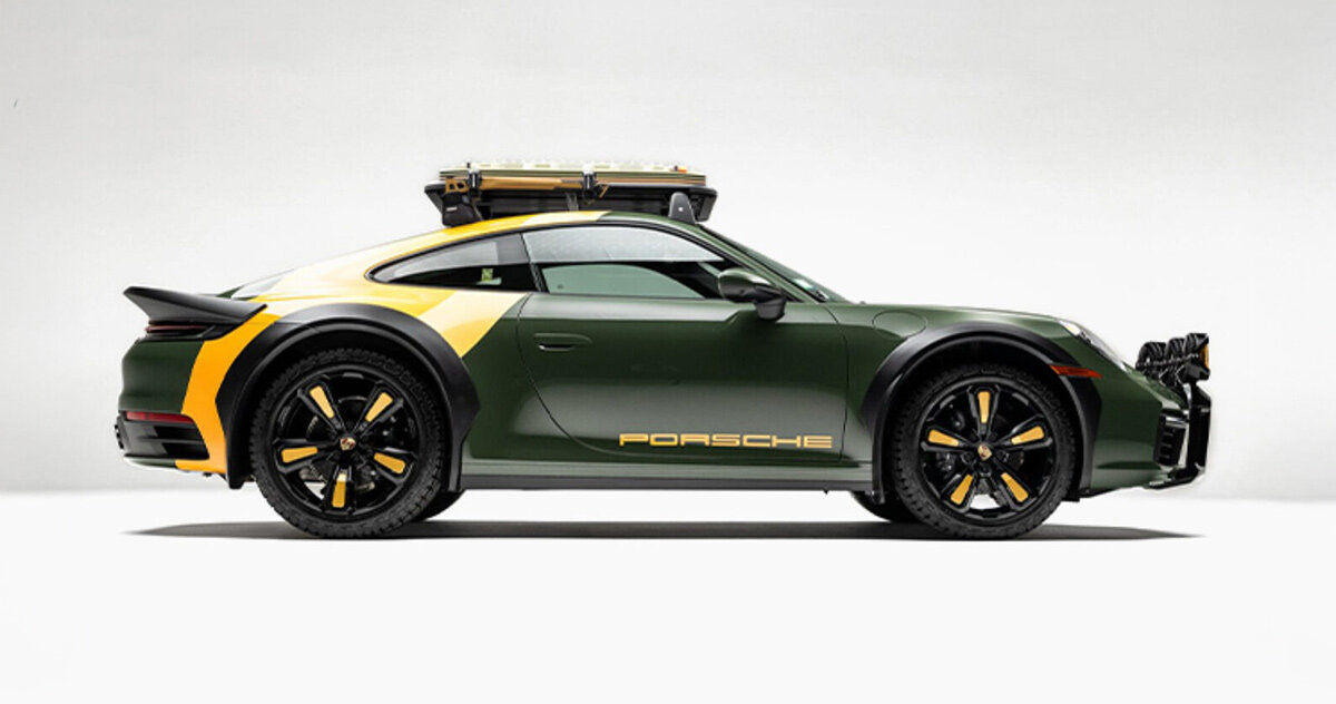 tangent lifts porsche 911 three inches for a chicago-built urban safari