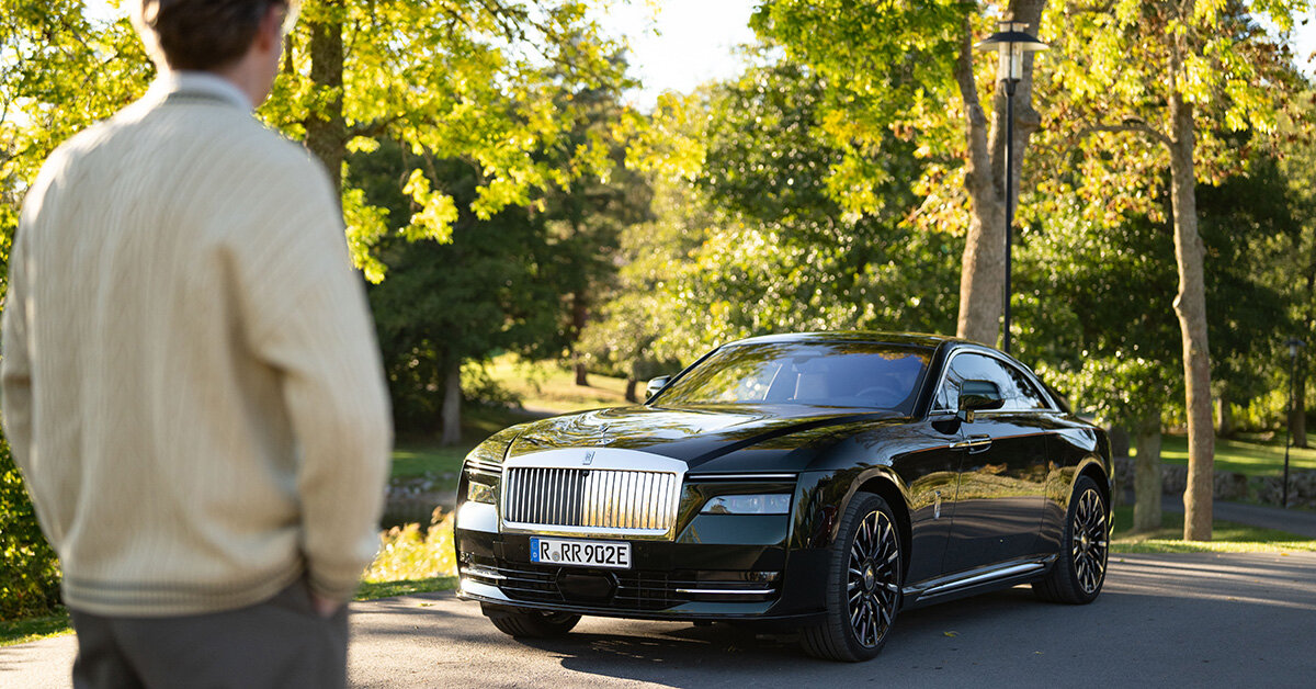 first drive: rolls-royce spectre series II brings more range, speed and material craft to stockholm