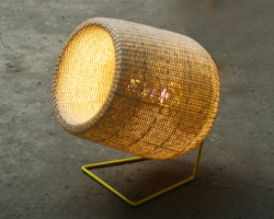 the andes house: wicker lamps