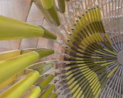 fluidity by tile of spain at  MADE expo   made in a fallas workshop