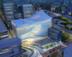 zaha hadid: dance and music center, the hague