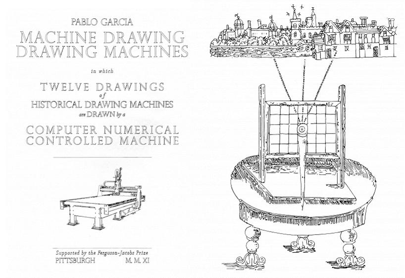CNC historical drawing machine