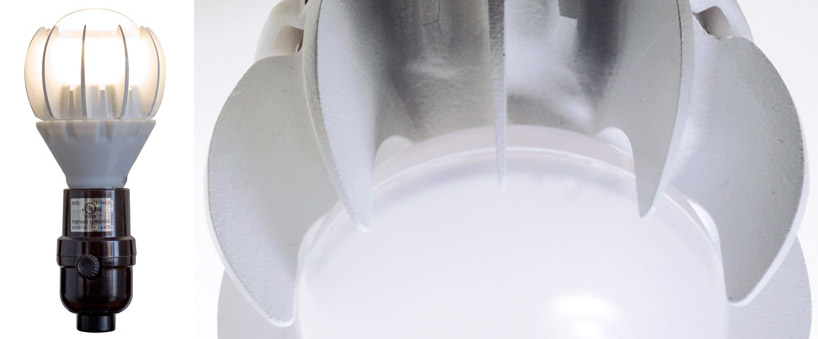 self cooling, 100 watt equivalent LED bulb by GE - 1