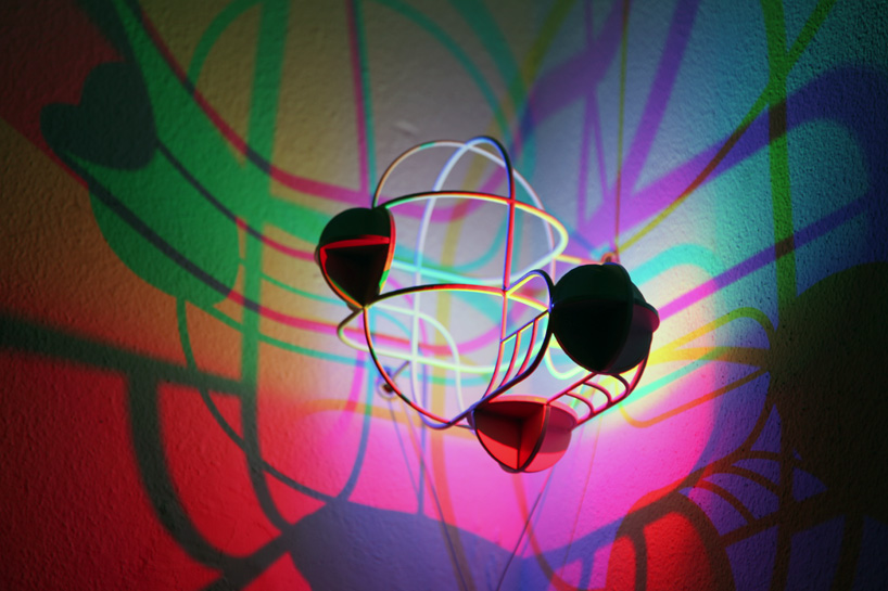 CMYK + RGB lamps by dennis parrens