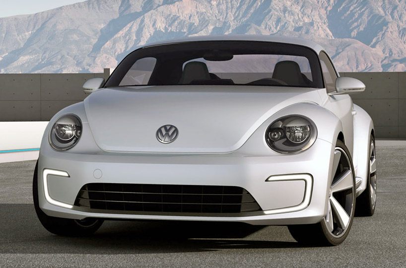 VW electric e bugster concept at detroit auto show
