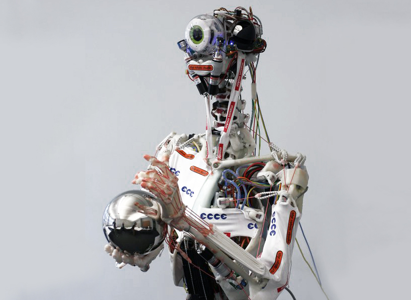 eccerobot mimics human skeleton and muscles