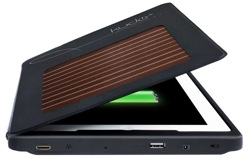kudo solar powered iPad case