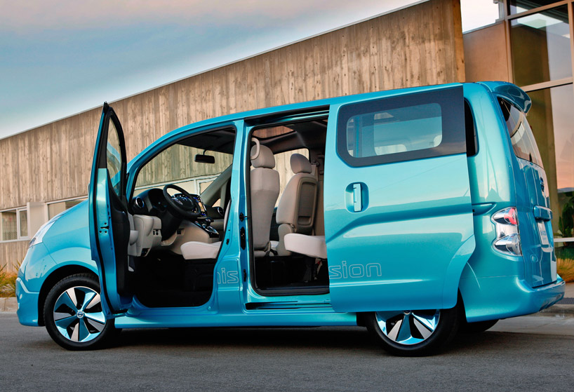 nissan e nv200 electric minivan concept