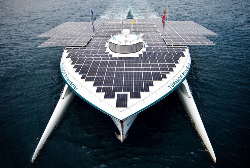 first solar powered yacht