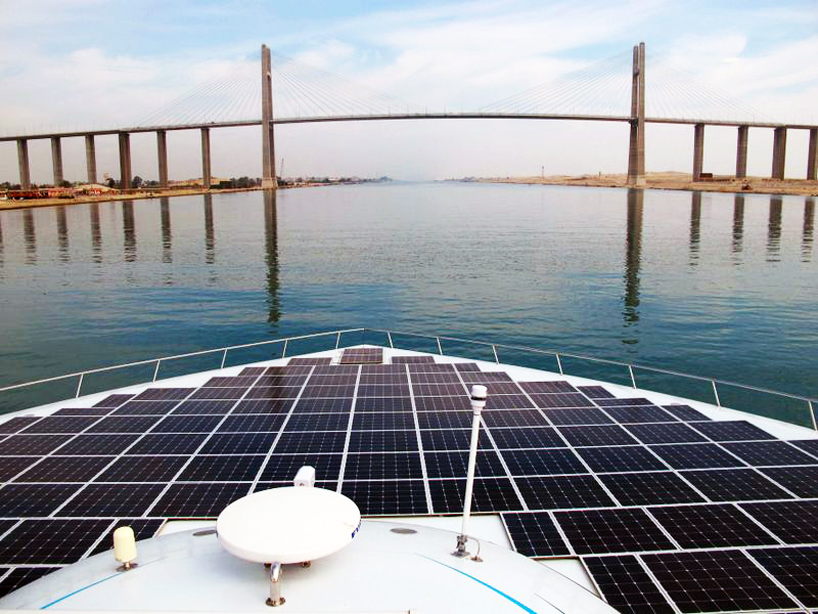 first solar powered tourist boat