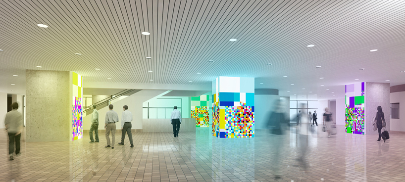ivan toth depena: reflection installation at miami government center - 11