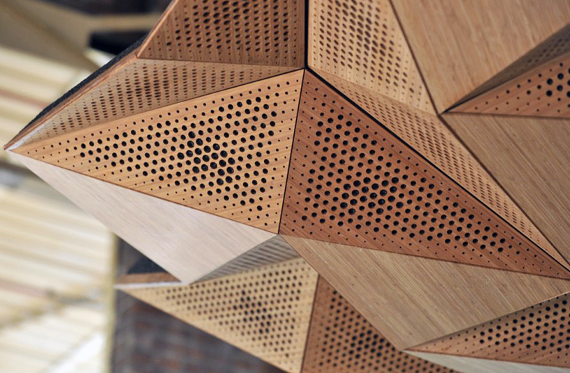 rvtr: resonant chamber   origami architectural acoustic panels