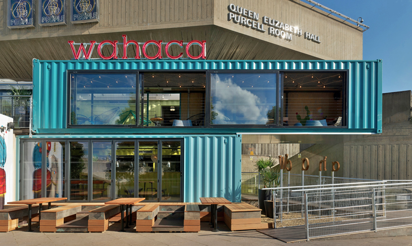 wahaca southbank experiment: shipping container restaurant