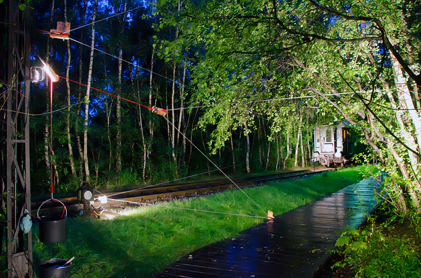 music box garden sound installation: wasserklang by niklas roy + la belle imira