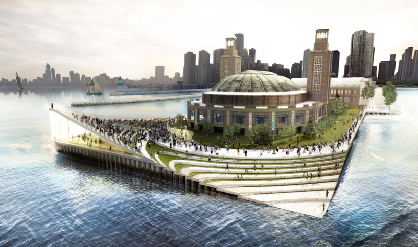 BIG architects + AECOM: chicago navy pier proposal