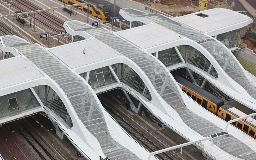 UNStudio: arnhem central platform roofs