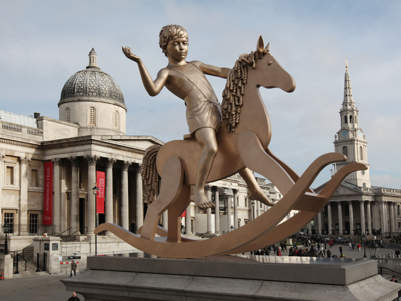 elmgreen & dragset: boy on rocking horse   fourth plinth commission