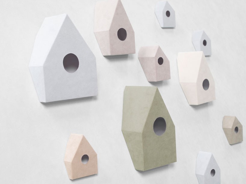 nendo ALCANTARA birdhouse MAXXI designboom