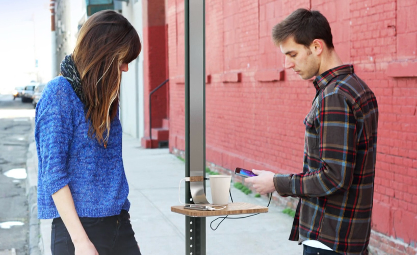 charging gadgets with solar powered urban infrastructure