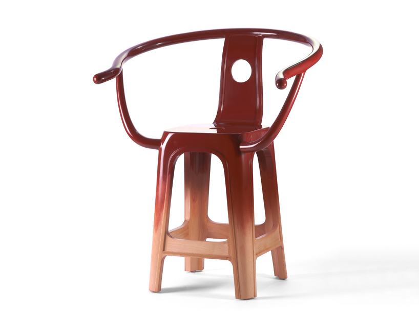 pili wu: plastic classic loop   lacquered ming style chair for han gallery