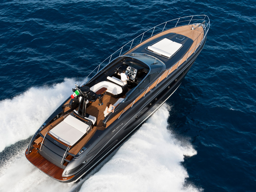 riva 63' virtus is a reinvention of an open yacht with
