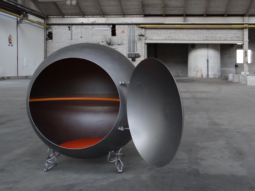 sphere capsule cupboard by robert van den herik