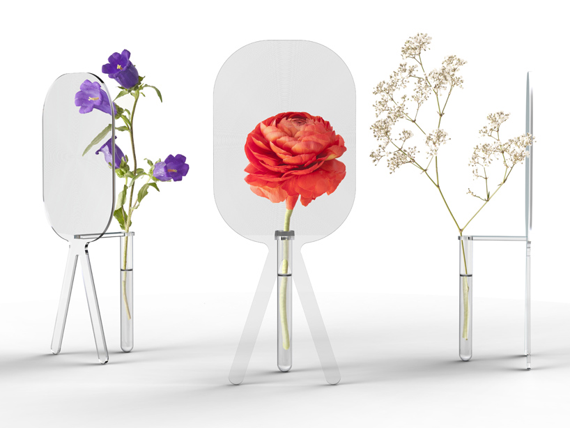 fresnel lens vase   big bloom by charlie guda