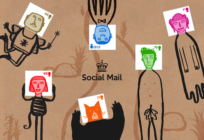 gary hunt: social mail stamps