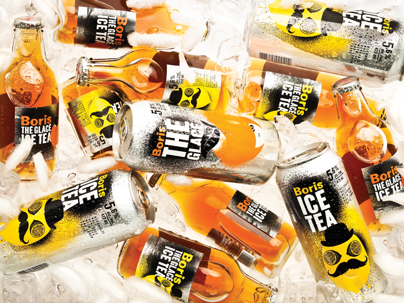 lg2boutique: boris ice tea branding