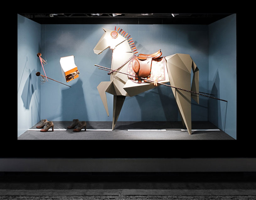 sarah illenberger: hermès shop windows