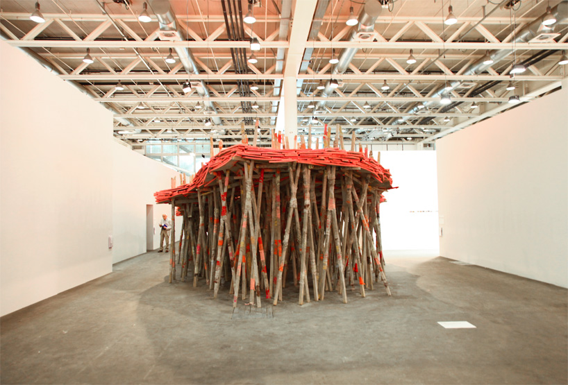 art basel   untitled: stage by phyllida barlow
