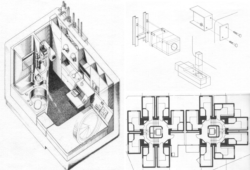 Image result for nakagin capsule tower